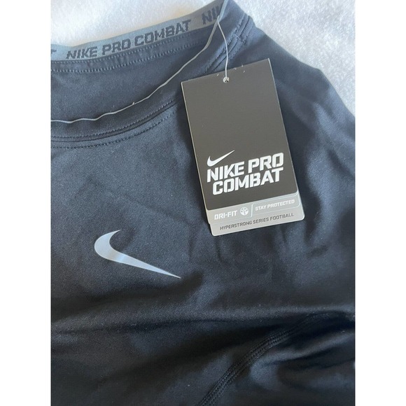 Nike Pro Combat Hyperstrong Dri Fit Compression Shirt With Pads Football size 4X - Picture 4 of 10